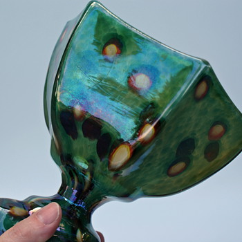 Iridescent Kralik Millefiori With "toes" Base