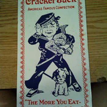 Cracker Jack Porcelain Enameled Sign