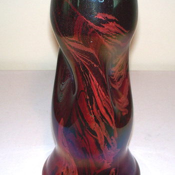 RINDSKOPF DOCUMENTED KARNAK RED VASE