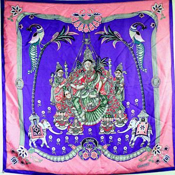 Hermes India Silk Scarf France