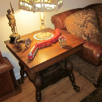 Antique Oak Ball and Claw Feet Tables