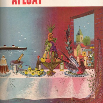 1954 - French Lines Advertisement - Advertising