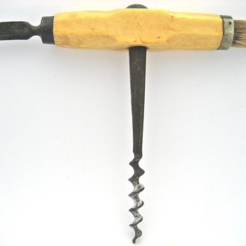 Will & Finck Corkscrew w/ Blade & Brush - Kitchen