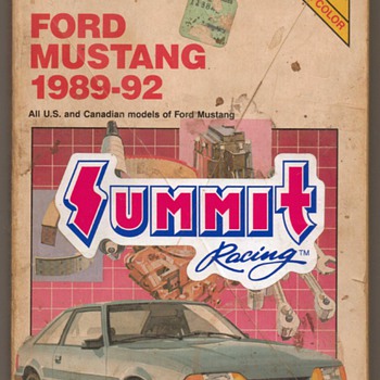 Chilton's Mustang Repair Manual #8299