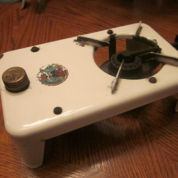 Turm Enamel Outdoor Cooking Burner Stove 1950's