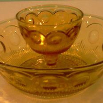 Amber Depression Glass-Maker of this pattern and timeframe? 
