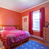 teak headboard and dresser