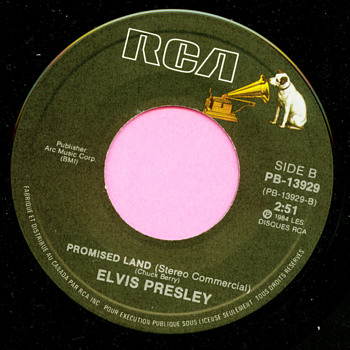 Black Label Promised Land.... Canadian Pressing