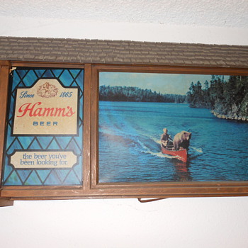 Hamms Beer sign - Breweriana
