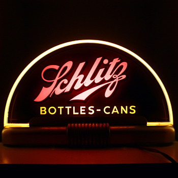 Schlitz " Halo " Light - Signs