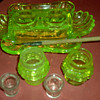 Vaseline glass Ink-pot ... any Idea ? 