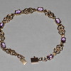 Amathyst & Diamond Bracelet