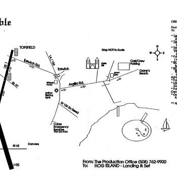 Map of islands and Roads for the movie - Movies