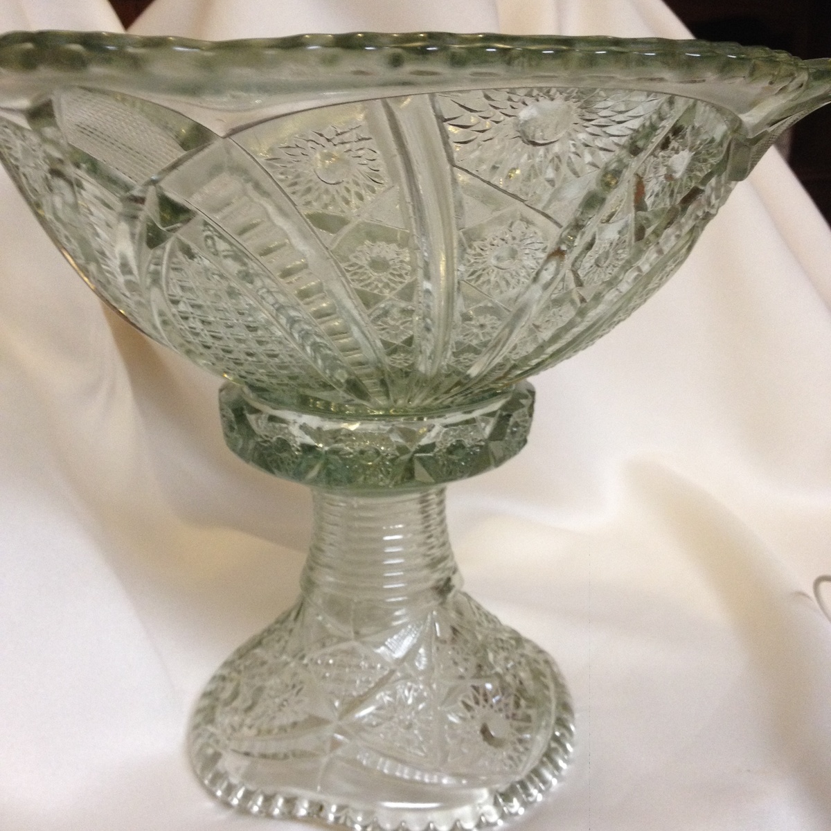 Indiana Glass Punch Bowl with Pedestal Collectors Weekly