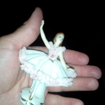 Vintage Dresden Doll #2 - Figurines