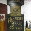 Antique Anheuser Busch Tavern Beer Sign circa 1890 Painted On Wood