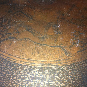 Copper coffee table I think from the 1960