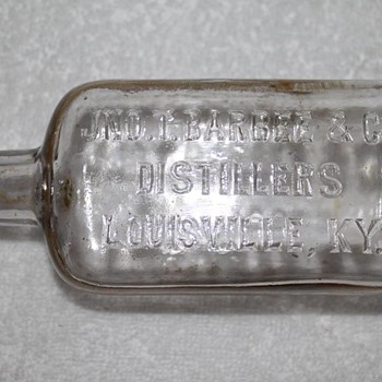 Pre Prohibition Jno. T. Barbee Co. Distillers Bottle - Bottles