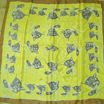 Vintage Chessie Cat Scarf