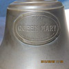 5in Brass Bell with HMS Queen Marry ebossed on it..