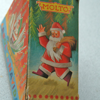 Santa spinner made in Spain Xmas ornament - Christmas