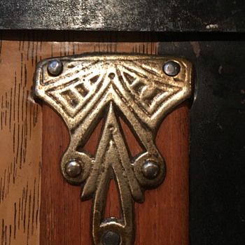 Antique trunk brass plated hardware 2 - Furniture
