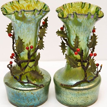 A Loetz Christmas , PN 85/3693 ca 1899 for Bakalowits - Art Glass