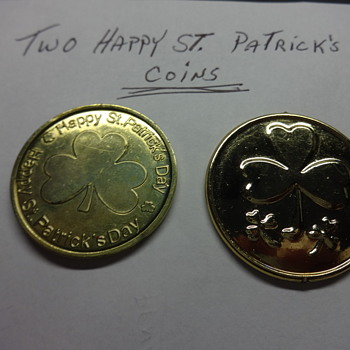 TWO HAPPY ST. PATRICK'S DAY COINS - US Coins