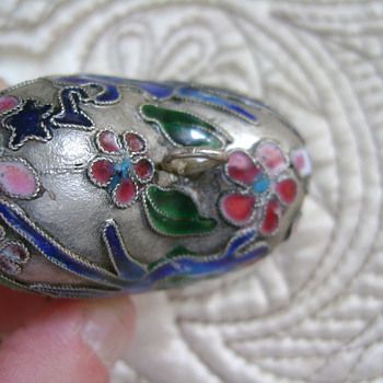 HUGE SIGNED J * HEART PLIQUE A JOUR??? - Victorian Era