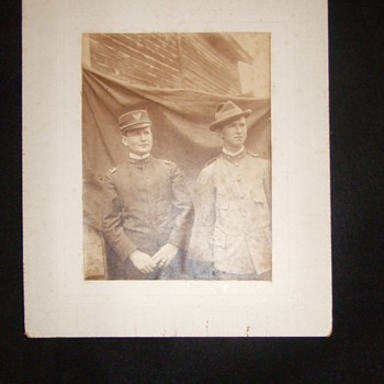 Interesting pair of Spanish American War Medical Personnel - Photographs