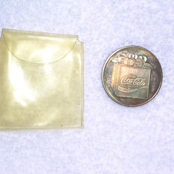 Coca Cola Holiday coin from the 70's
