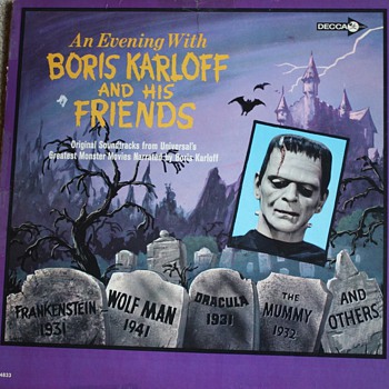 "An Evening with Boris Karloff and His Friends" Record - Movies