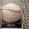 Hank Aaron autographed baseball "home run king 58/100" psa/dna authenticated