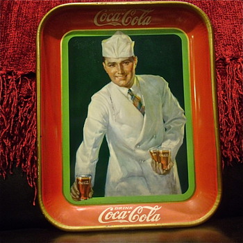 1927 Better Condition Soda Jerk Tray