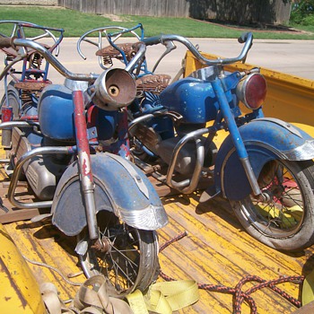 1950's Lenaerts of Belgium Indian Motorcycles - Motorcycles