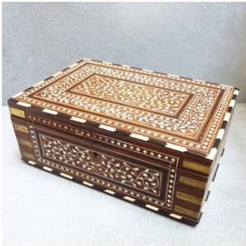 Anglo-Indian Rosewood Dressing Box with Ebony/Invory Inlay