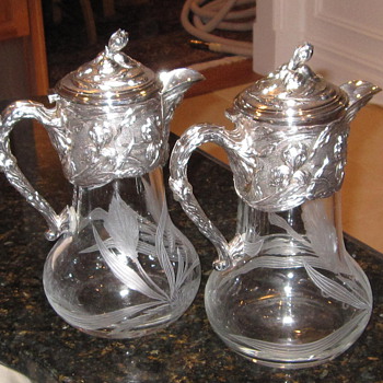 Are these antiques? Cleaned up the silver, no markings or signature