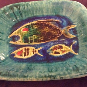 SMF Schramberg? Glazed Fish Dish - Pottery