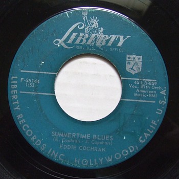 More late 1950's Rock & Roll 45's From the Thrift Store.