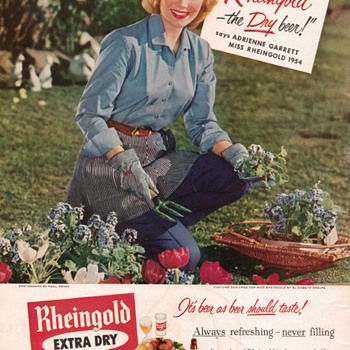 1954 Rheingold Lager Advertisement 4 - Advertising