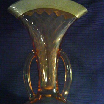 Fan Vase - Art Glass