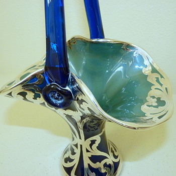 Loetz metallin other angles - Art Glass