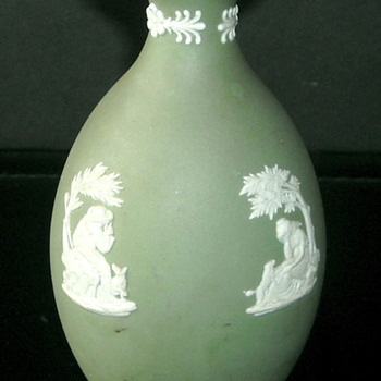 Wedgwood 1886? Green Vase  - China and Dinnerware