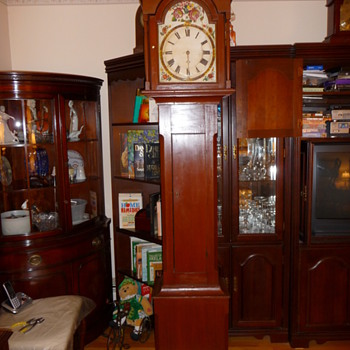 old tall case clock