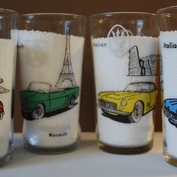 European Sports Car Tumblers-MG, Renault, Mercedes, Jaguar, Alfa Romeo