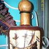 Leather  bound container