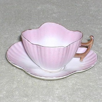 Pink Demitasse cup & saucer
