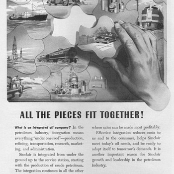1952 - Sinclair Oil Co. Advertisement