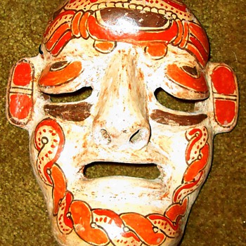 Mexican hanging mask - Art Pottery