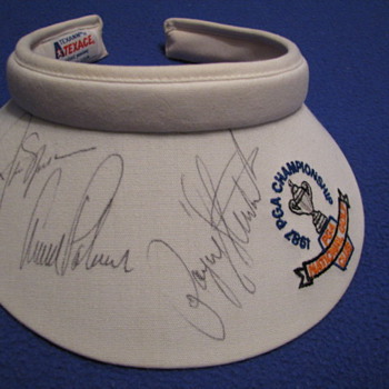 Autographed 1987 PGA Championship Sun Visor